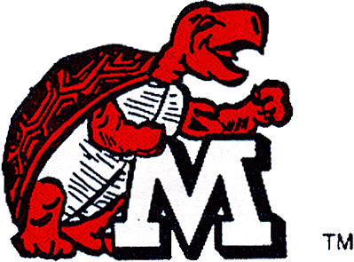 Maryland Terrapins 1970-1996 Primary Logo iron on paper